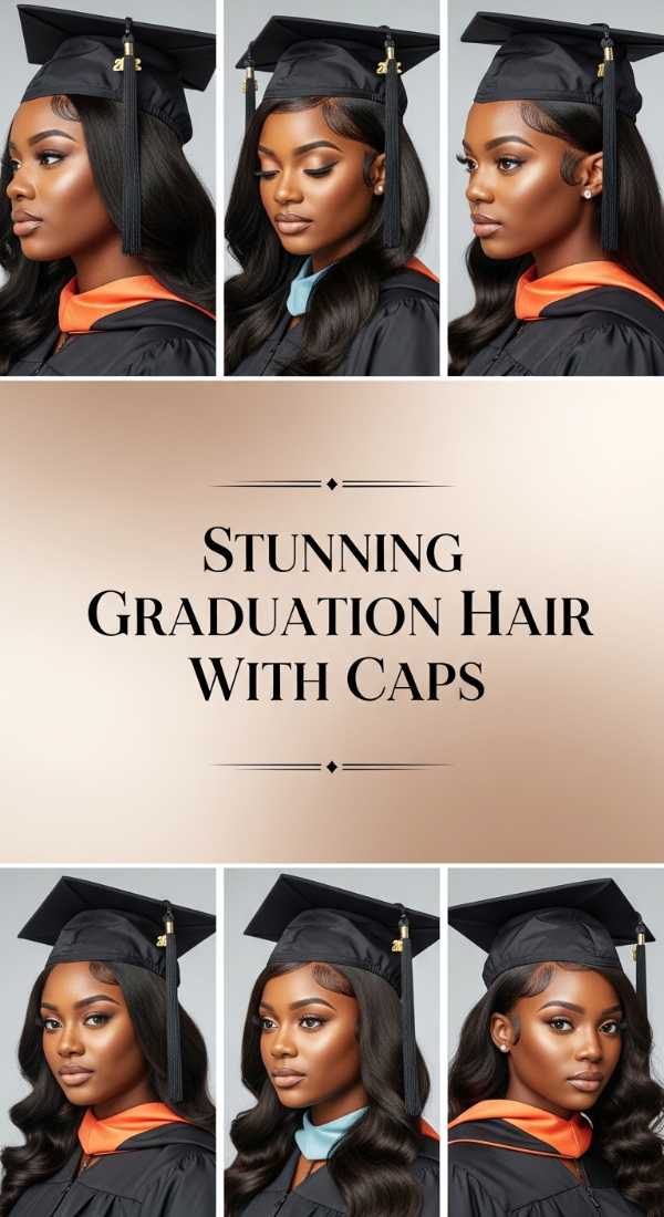 Sunkissed & Stylish: Your Go-To 2026 Summer Hair Lookbook Stunning Graduation Hair With Caps 6a08d450d59b0
