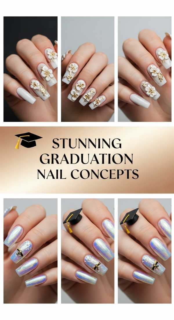 Stunning Graduation Nail Concepts 6a134f09ca720