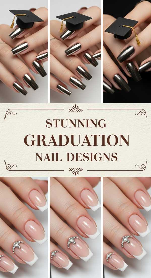 Effortless Elegance: How to Master Luxury Celebration Style This Season Stunning Graduation Nail Designs 6a134c526d087