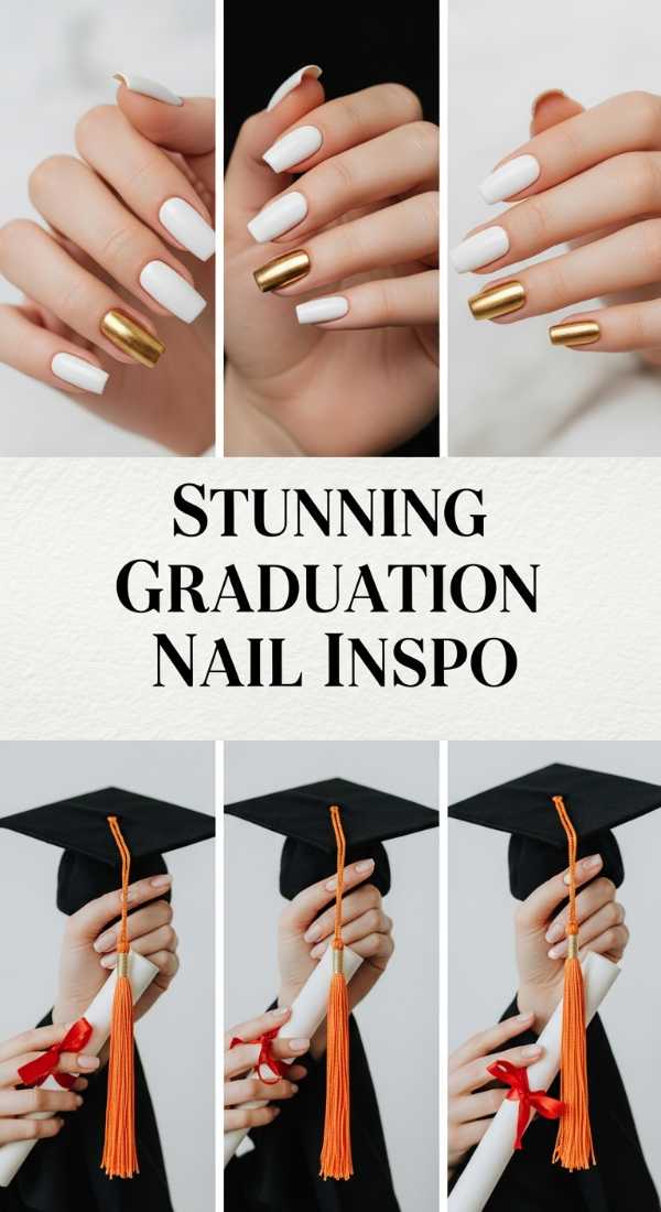 Stunning Graduation Nail Inspo 6a13494993dbd