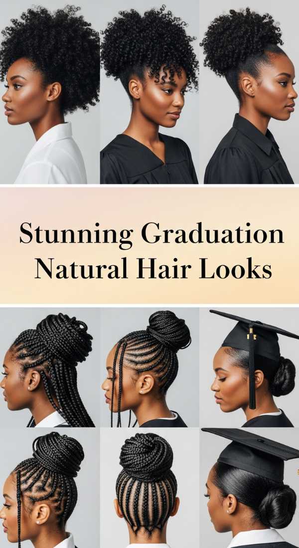 Stunning Graduation Natural Hair Looks 6a08cd0701a86