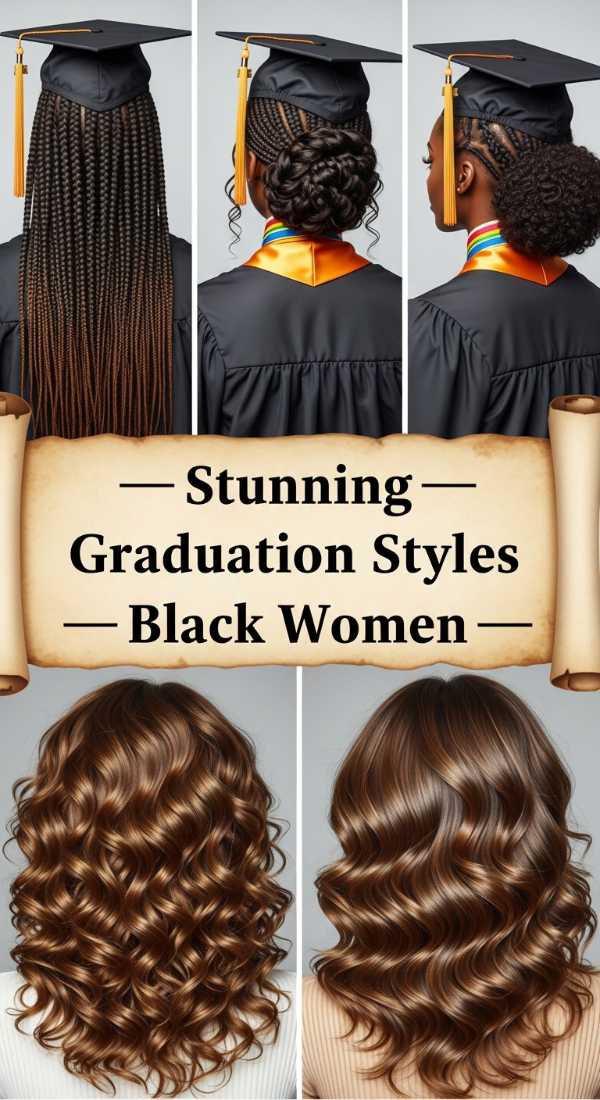 Tassel-Worthy Tresses: The Ultimate Guide to Luxe Graduation Hair Stunning Graduation Styles Black Women 6a08cb85bca4d
