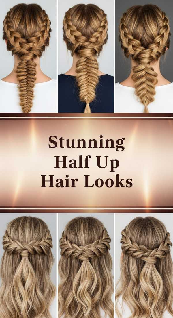 Stunning Half Up Hair Looks 69fde7817aed1