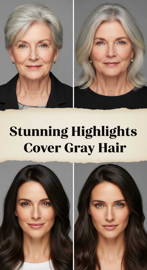 Stunning Highlights Cover Gray Hair 6a142721e60bc