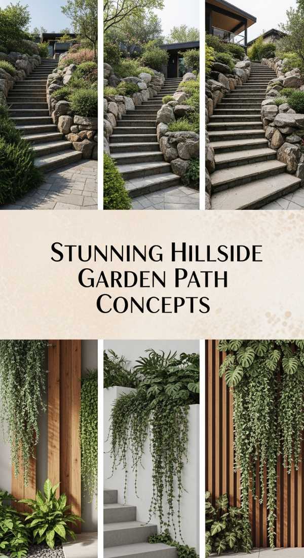 Stunning Hillside Garden Path Concepts 69ff475f879aa