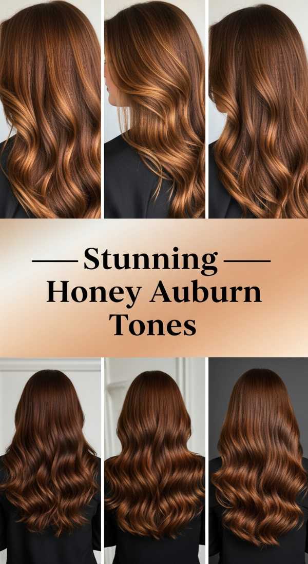 The Sophisticated Stylist: Your Elite Hair Transformation Manual Stunning Honey Auburn Tones 6a141e098fd44