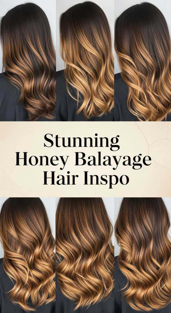 Transform Your Look: Stunning Hair Ideas for Every Occasion Stunning Honey Balayage Hair Inspo 69ff7f1588b3a