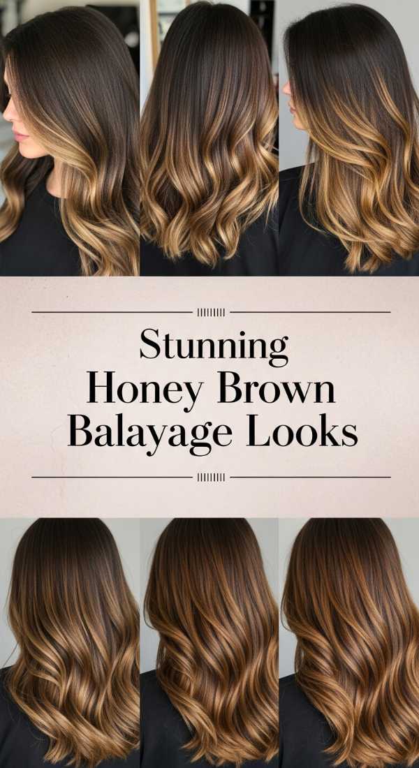 Stunning Honey Brown Balayage Looks 6a08ccfc427a5