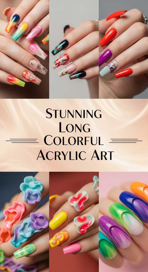 Unleash Your Inner Artist: The Vibrant Nail Masterclass You Need Stunning Long Colorful Acrylic Art 6a08affacc5ac