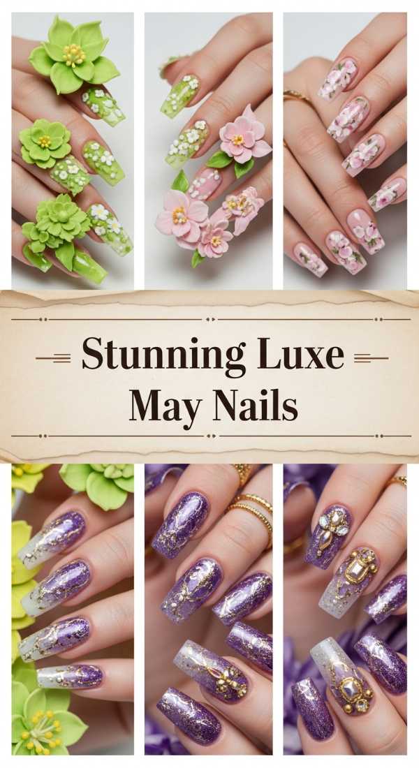 The Luxe List: Unforgettable May Celebration Concepts Stunning Luxe May Nails 6a1347be13a9a