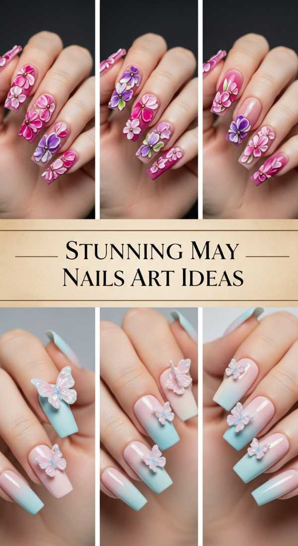 Chic Commencement: How to Master the Luxury Spring Aesthetic This Season Stunning May Nails Art Ideas 6a134c210c155