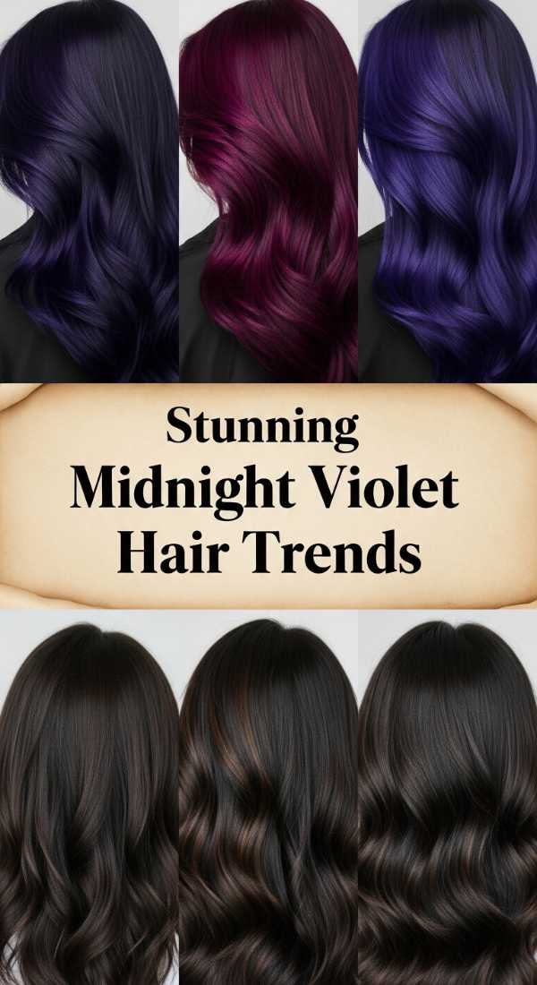 Stunning Midnight Violet Hair Trends 6a14257d83757