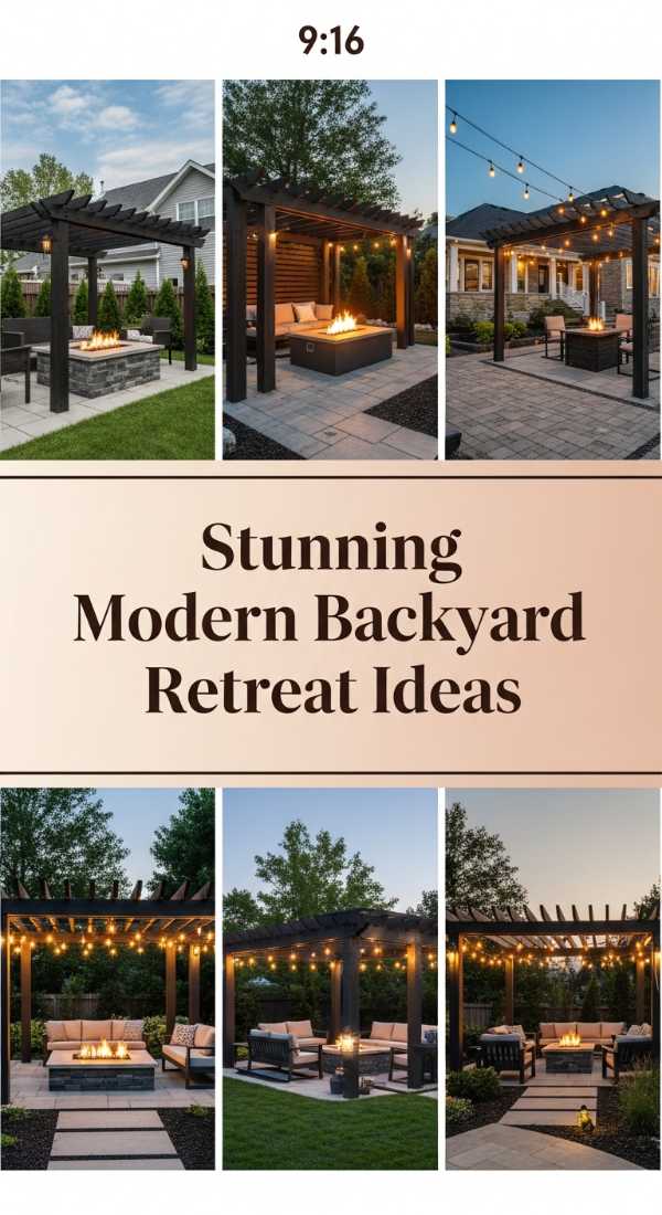 The New Standard of Living: Where Indoor Comfort Meets Outdoor Luxury Stunning Modern Backyard Retreat Ideas 69ff4758a018b