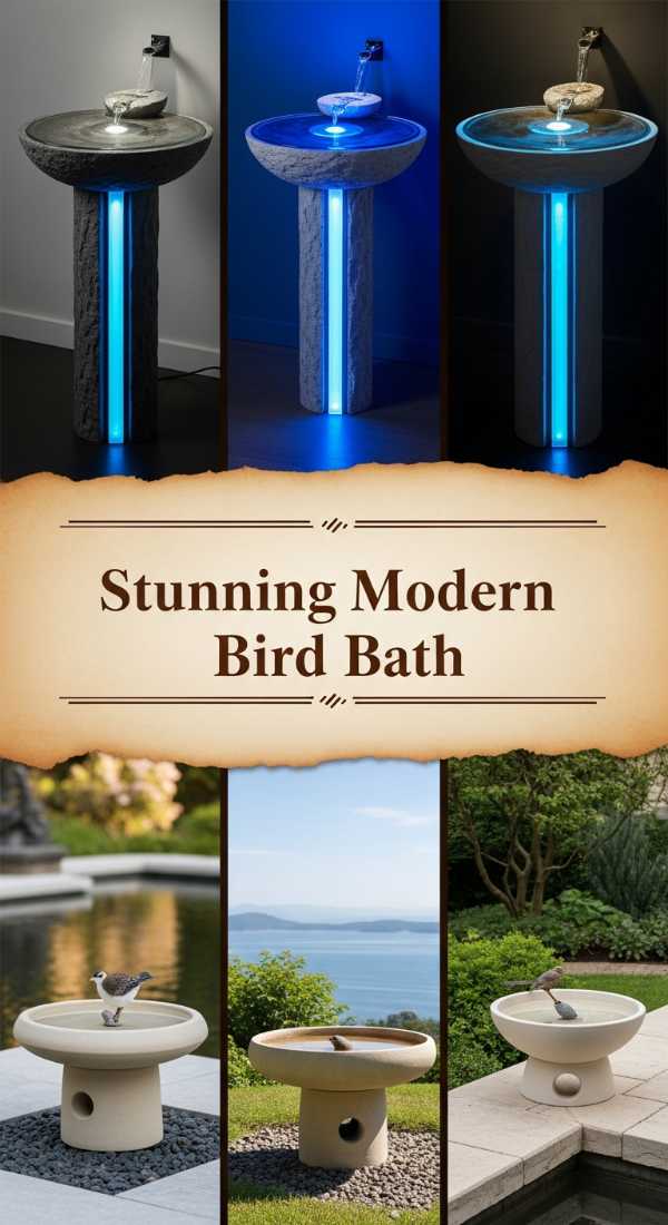 Stunning Modern Bird Bath 69fb076a52b5a