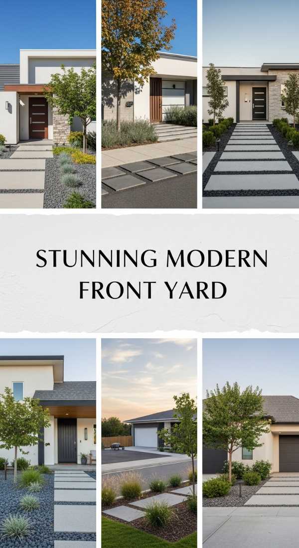 Stunning Modern Front Yard 6a04badd90b8c