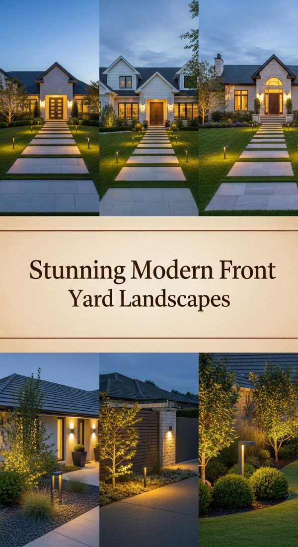 Stunning Modern Front Yard Landscapes 69ff473b092b1