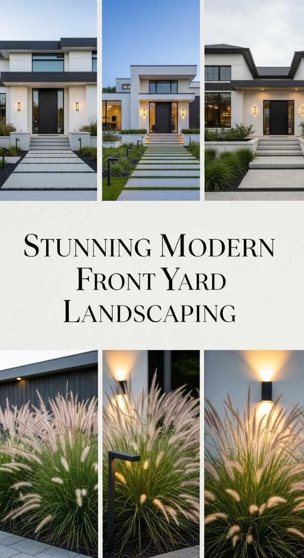 Stunning Modern Front Yard Landscaping 69fb0523a364b