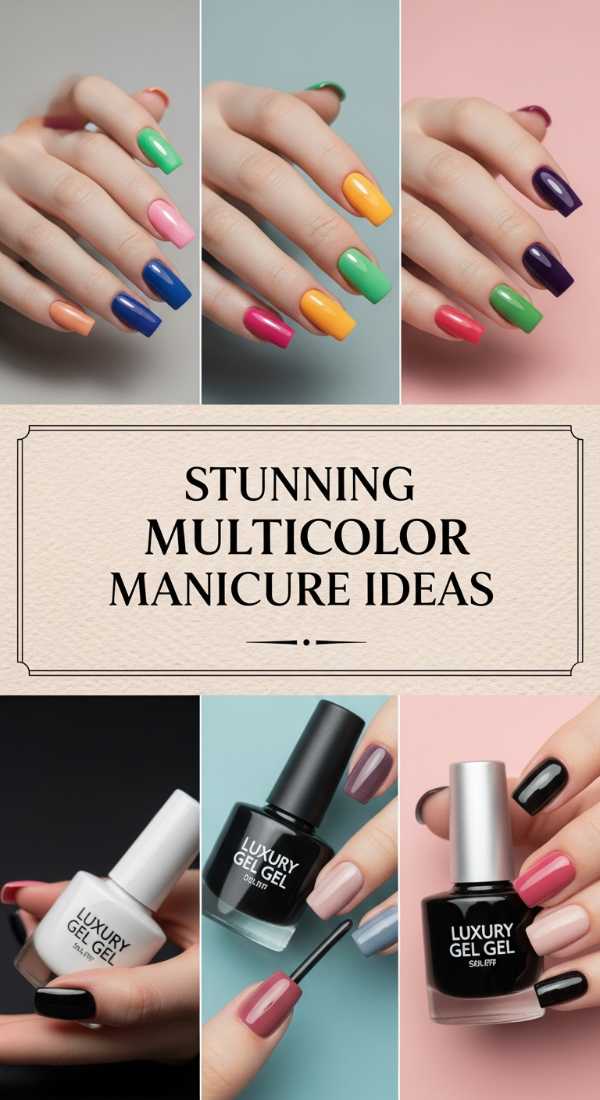 Stunning Multicolor Manicure Ideas 6a08afee93060
