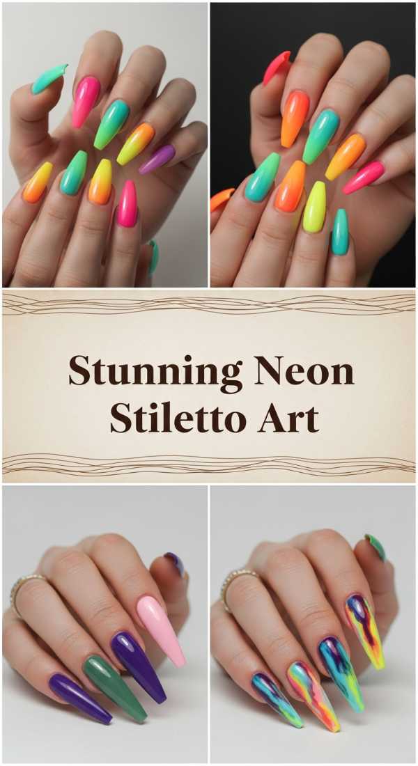 Stunning Neon Stiletto Art 6a08afe174bfb