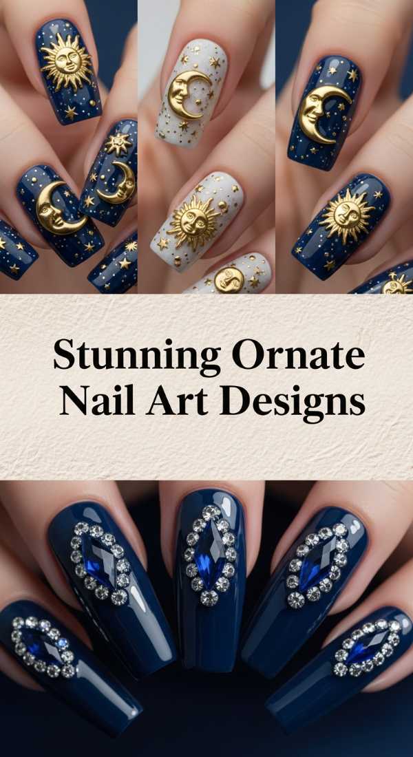 Stunning Ornate Nail Art Designs 6a085b597f5ff