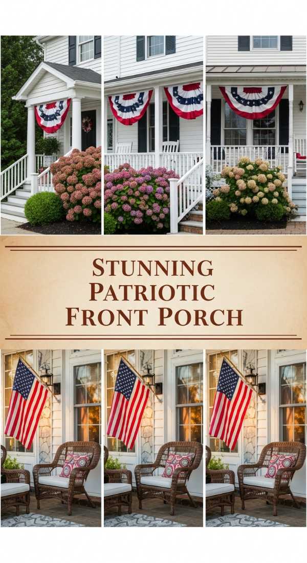Stunning Patriotic Front Porch 6a1b0c4bd7481