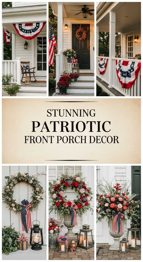 Stunning Patriotic Front Porch Decor 6a04c97f6efa9