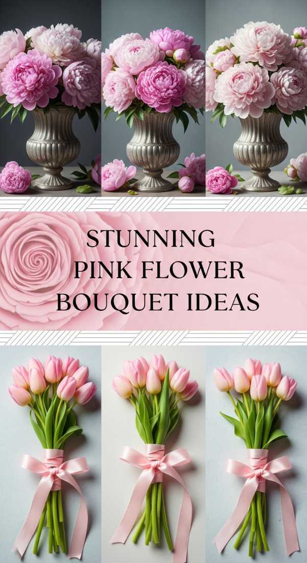 Stunning Pink Flower Bouquet Ideas 6a134c4d987c4