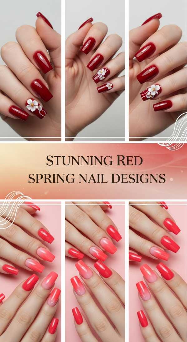 Stunning Red Spring Nail Designs 69ff6da7a77db