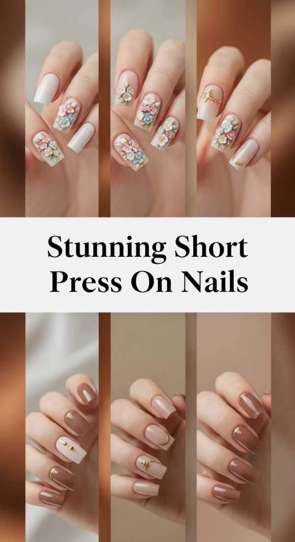 Stunning Short Press On Nails 6a13420d12edb