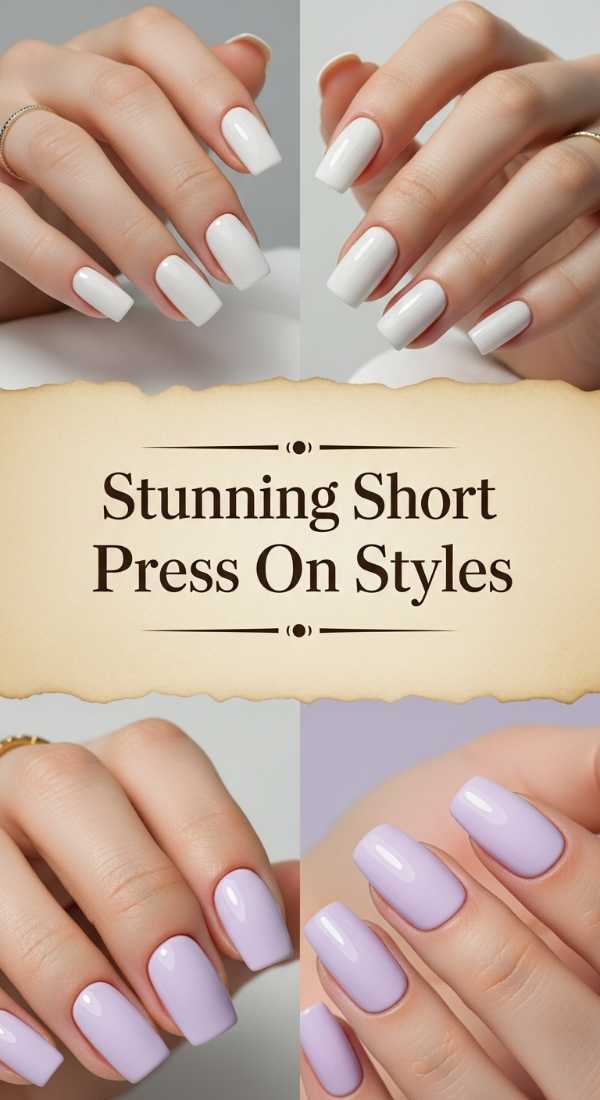 Stunning Short Press On Styles 6a08afe65cb78