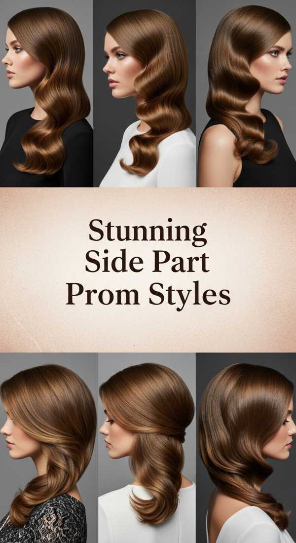 Slay the Season: Top Glamorous Hair Trends for Prom and Summer Stunning Side Part Prom Styles 6a036725ee768