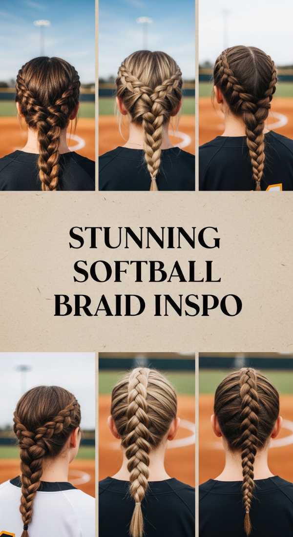 Stunning Softball Braid Inspo 6a08d43506399