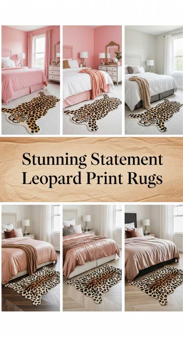 Stunning Statement Leopard Print Rugs 69f48df43babe