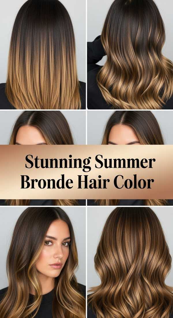 Stunning Summer Bronde Hair Color 6a08cb6445dff