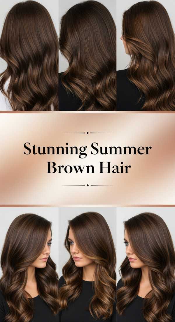 Beyond the Brush: The Ultimate 2026 Hair Mood Board for Trendsetters Stunning Summer Brown Hair 6a08d2c2a634a