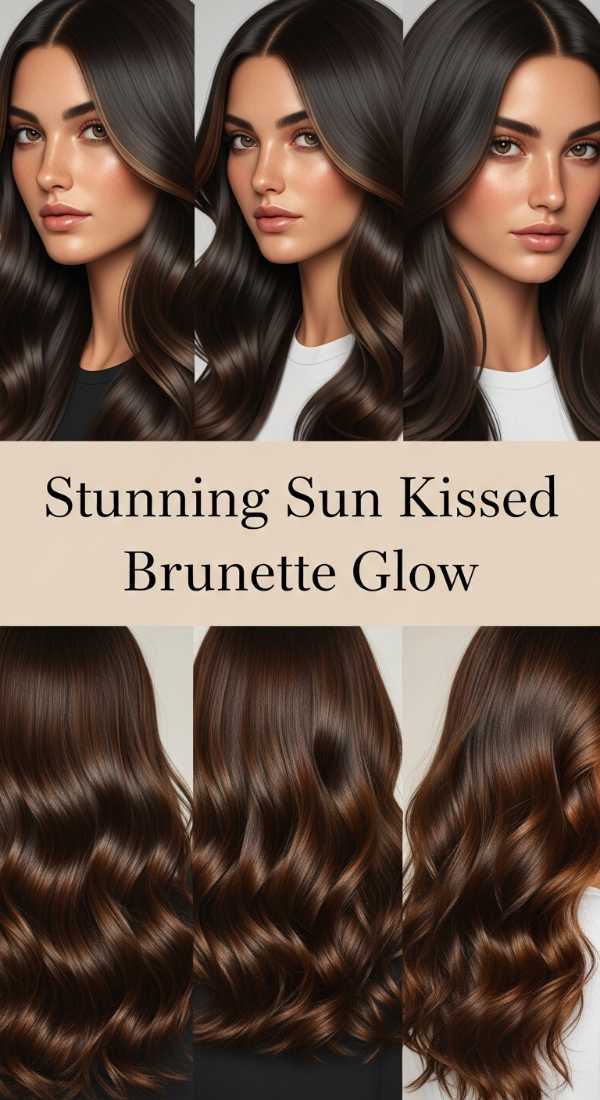 The New Aesthetic: Why High-Performance Activewear and Glossy Brunettes are 2026's Power Couple Stunning Sun Kissed Brunette Glow 6a08cccb9f890