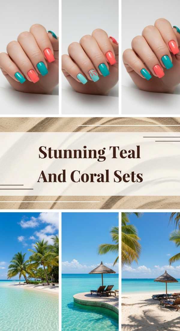 Stunning Teal And Coral Sets 6a006c797226e