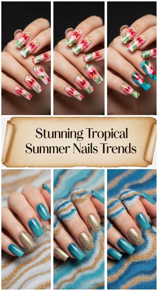 Stunning Tropical Summer Nails Trends 6a134099b2fc8