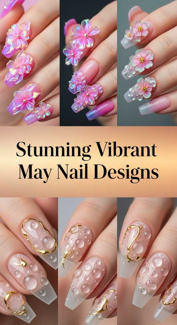 Stunning Vibrant May Nail Designs 6a134e40002f7