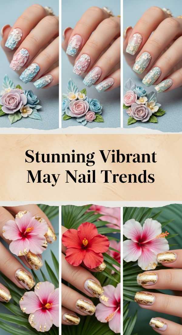 Stunning Vibrant May Nail Trends 6a134e38b0a66