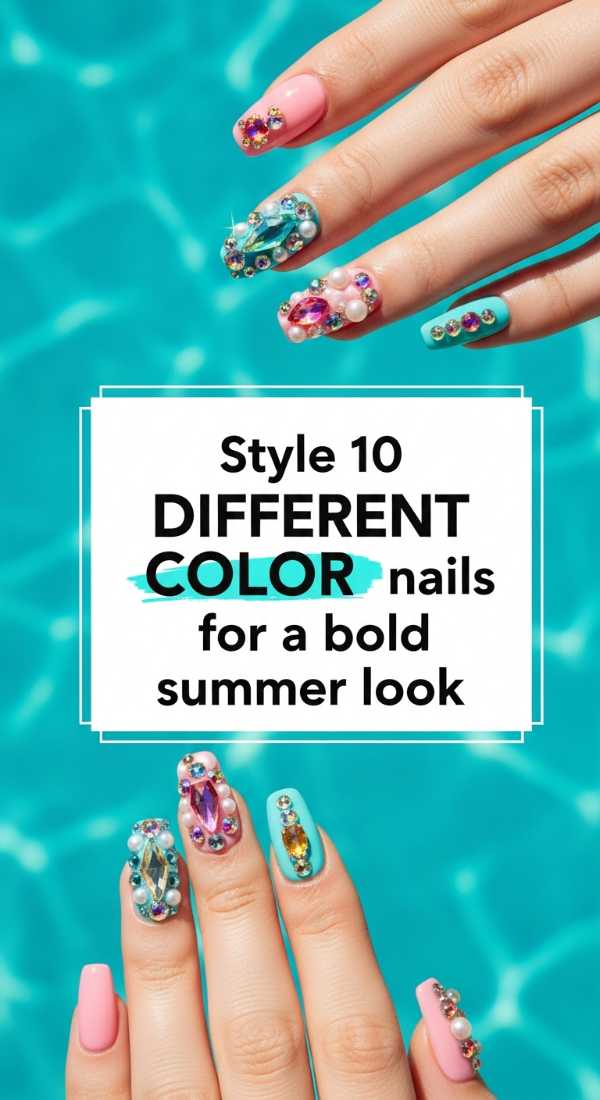 Style 10 Different Color Nails For A Bold Summer Look 6a0f113d9e2ad