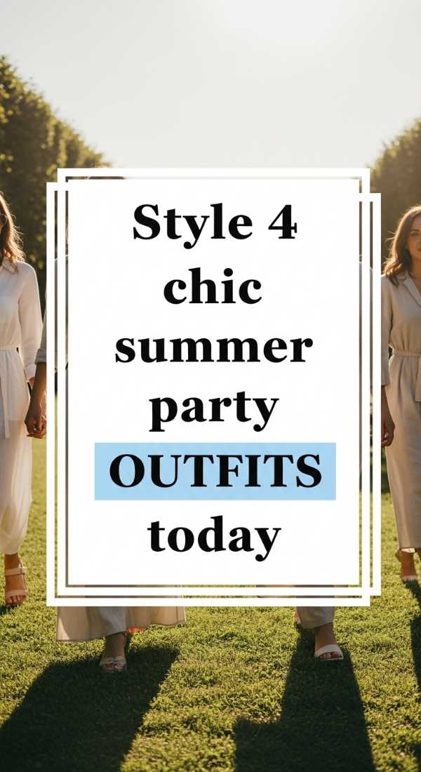 Style 4 Chic Summer Party Outfits Today 69f727770334d