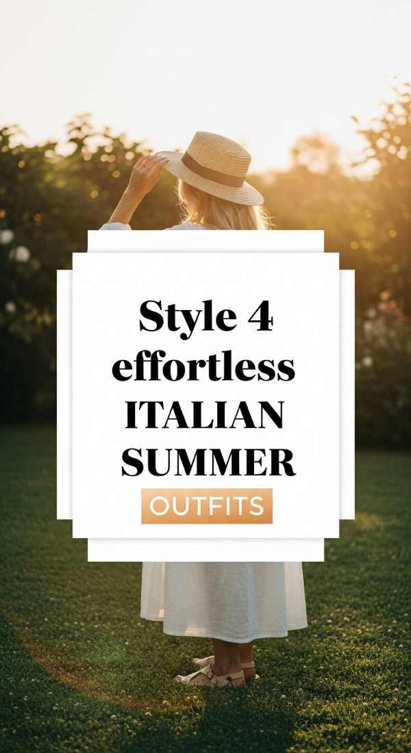 Style 4 Effortless Italian Summer Outfits 69f47ee731020
