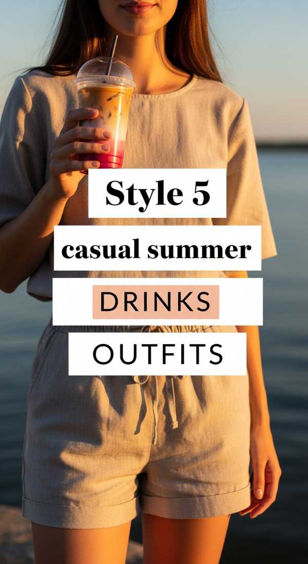 Style 5 Casual Summer Drinks Outfits 69f4474fda23b