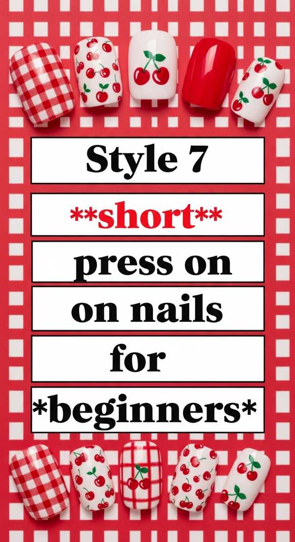 From Basic to Berry: Master the Cherry Aesthetic with These Press On Hacks Style 7 Cute Short Press On Nails For Beginners 6a058dbc8d7c1