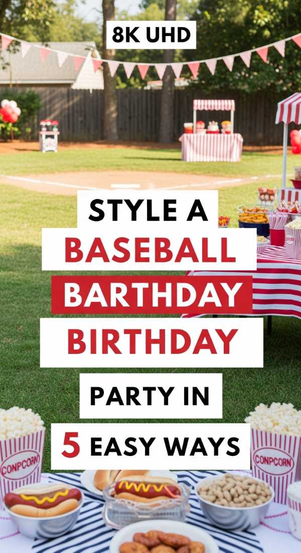 10 Epic Themes for a Memorable Summer Outdoor Birthday Party Style A Baseball Birthday Party In 5 Easy Ways 6a00567f552b8