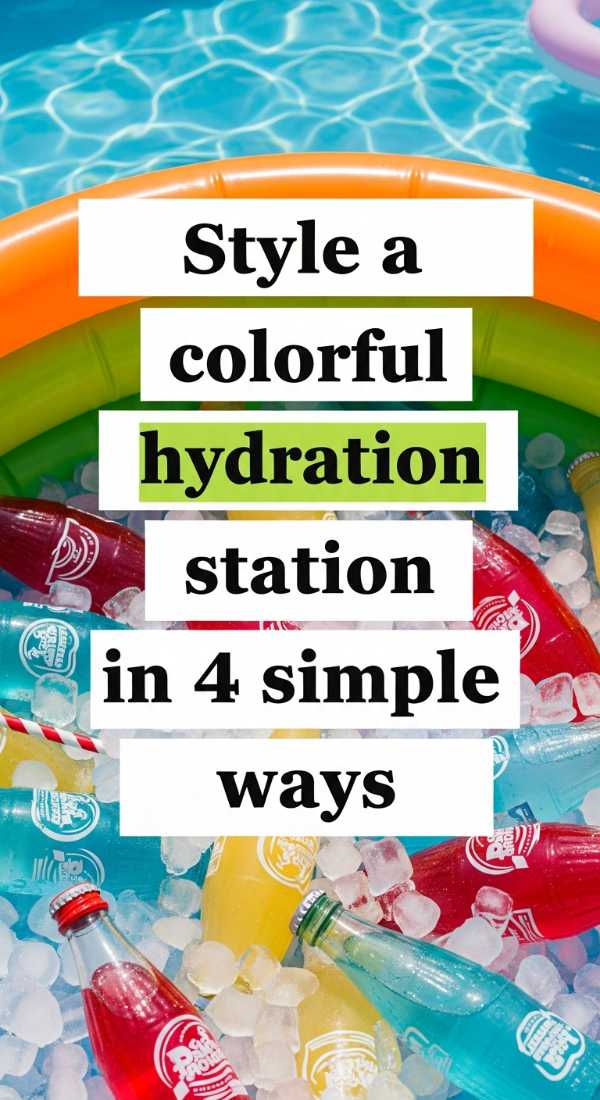 Cheers to Love: Your Definitive Wedding Party Checklist Style A Colorful Hydration Station In 4 Simple Ways 6a005683e273a