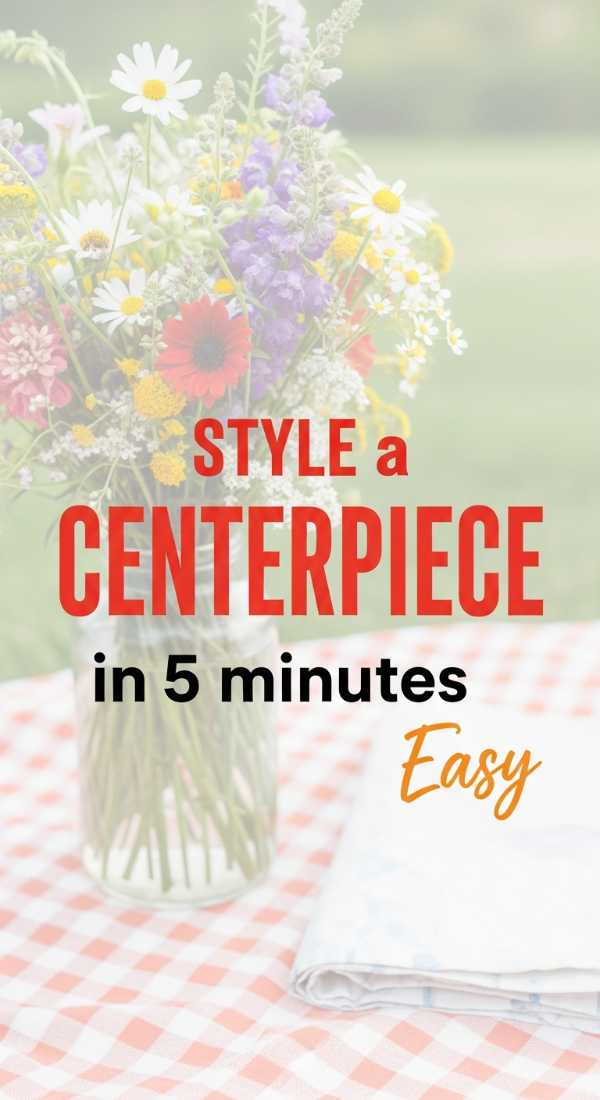 Style A Floral Picnic Centerpiece In 5 Minutes 69fae9117d127