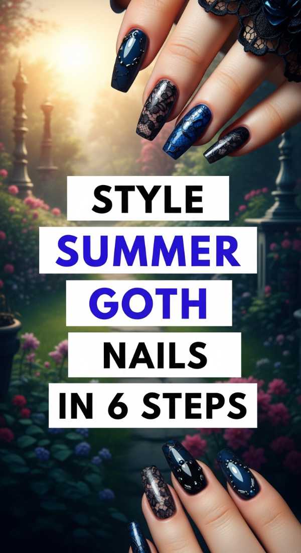 Style Summer Goth Nails In 6 Steps 6a05a534c417c
