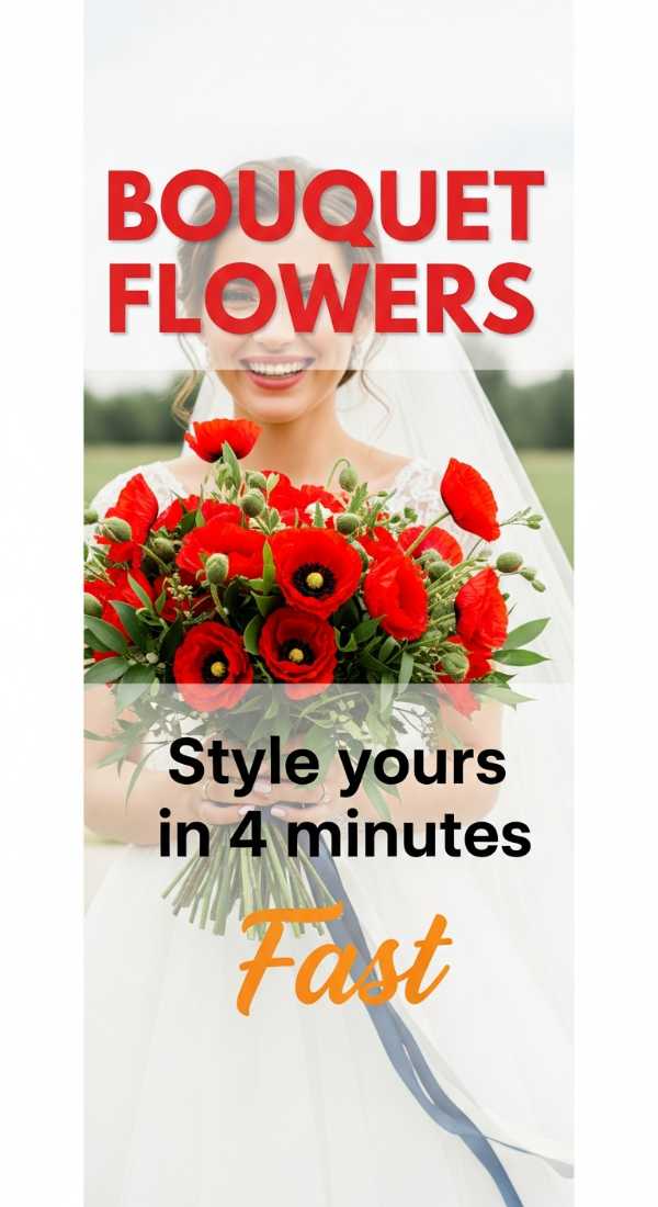 Style Your Bridal Bouquet Flowers In 4 Minutes 69fc26722c372